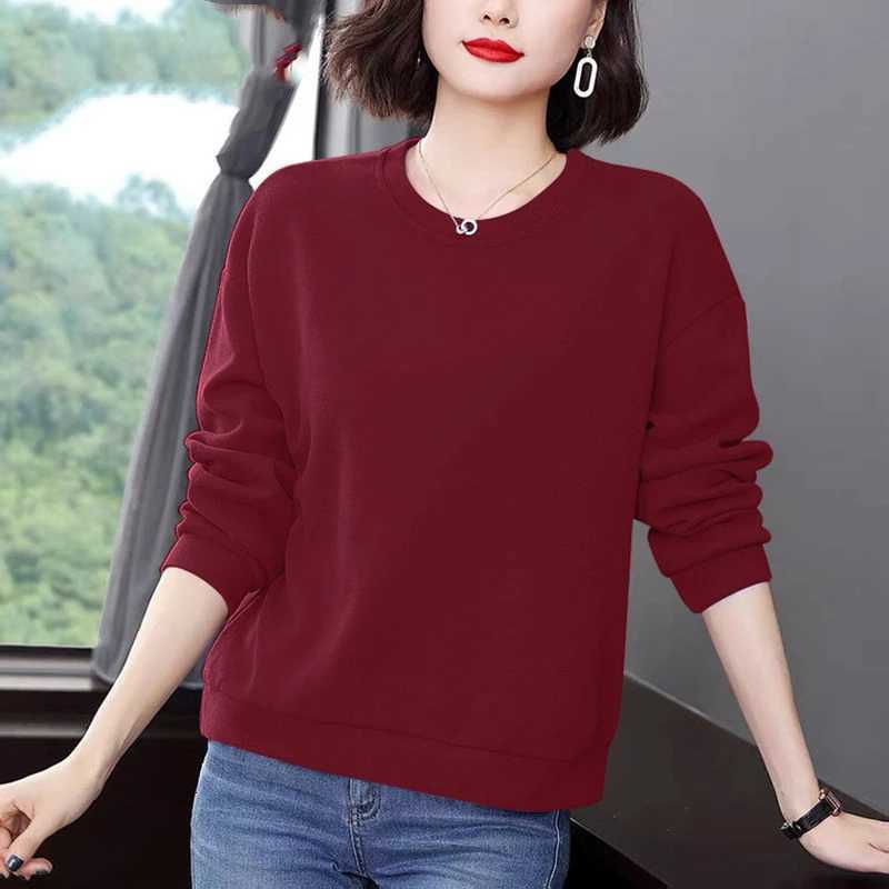 Simplicity Casual AutumnWinter New Womens ONeck Printing 3D Fashion Allmatch Loose Long Sleeve Pullovers Sweatshirts TopsZ250918