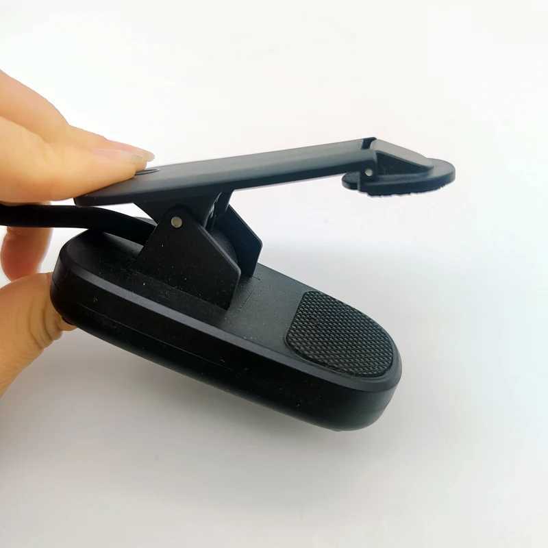 Red 620nm Portable Book Light Clip migraine Friendly NO Blue USB Rechargeable Lamp Read at Bed Stand Nightlight for Reading C250918