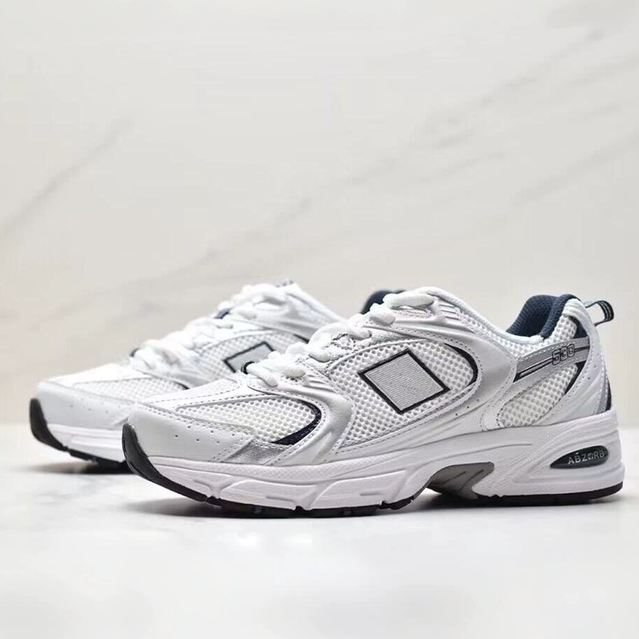 Designer men's dual-use casual shoes outdoor sports running shoes new style couple shoes / women's sports shoes gray and silver