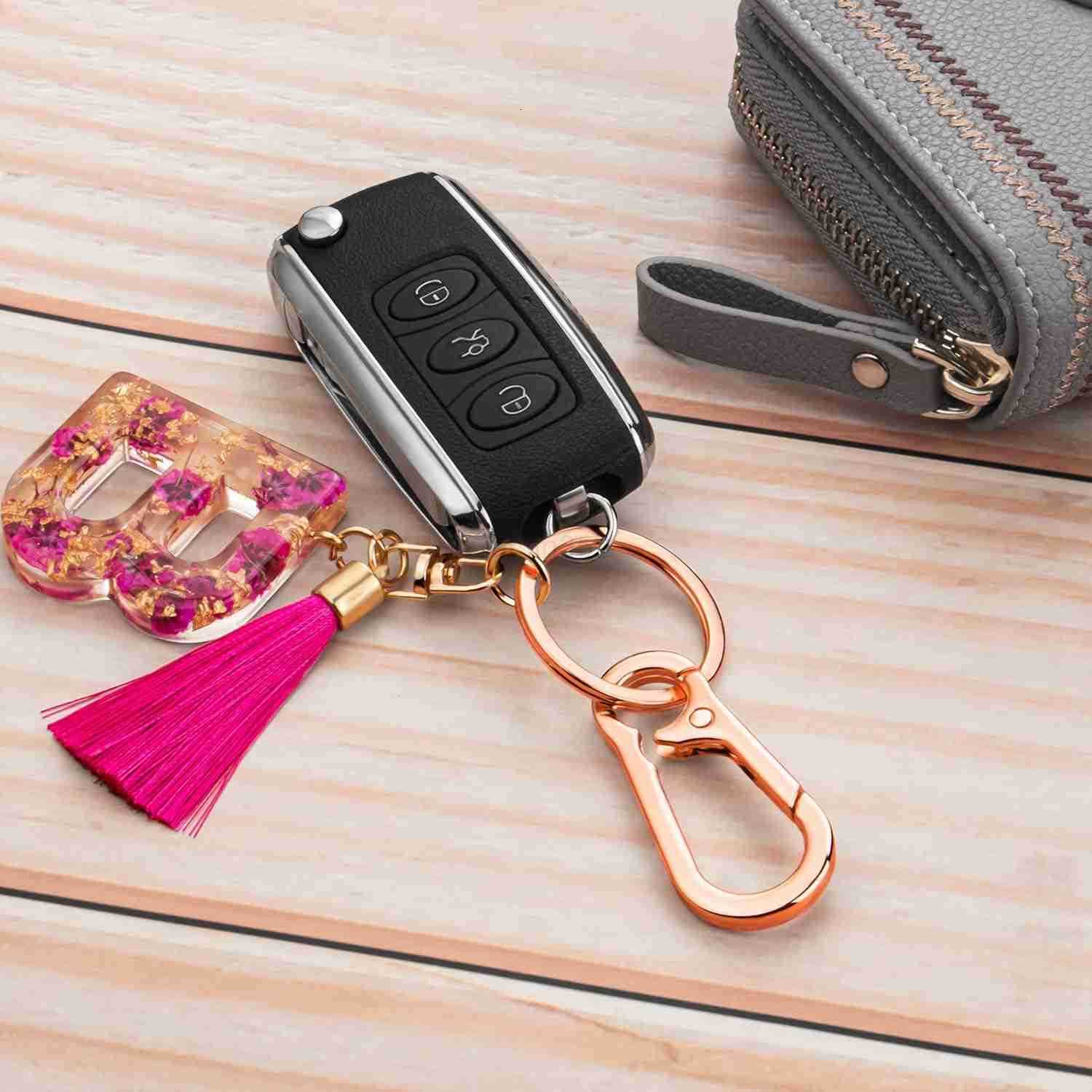 Metal Keychains Keyring Key Chain Ring Clip Holder Organizer for Home Car Keys Key Finder Women MenW250918