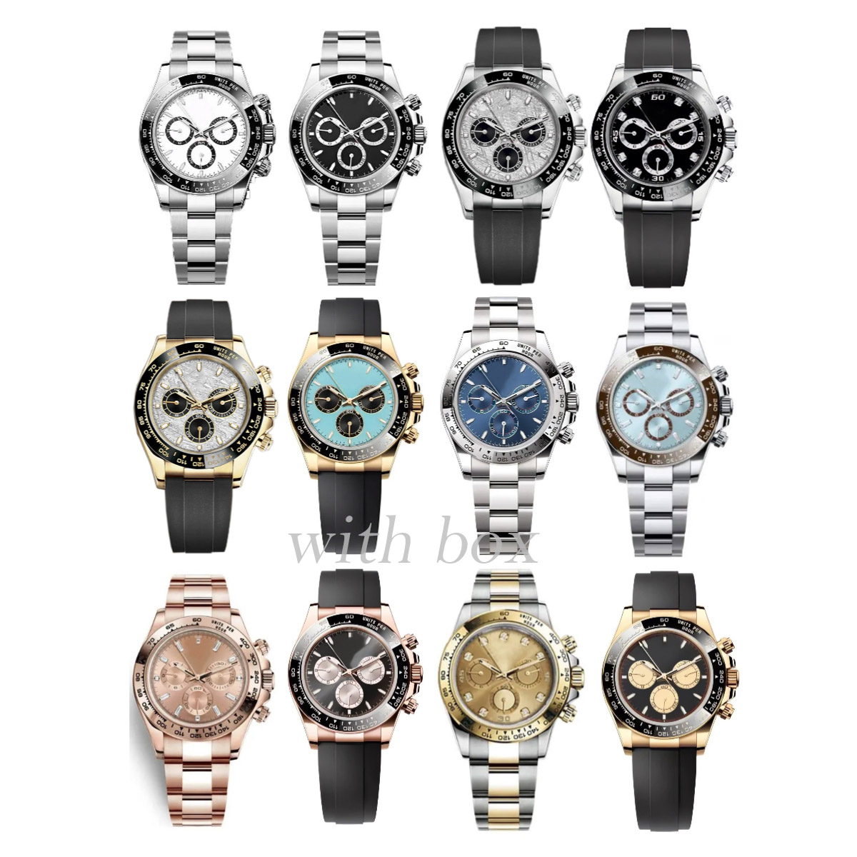 Mens designer Watch 41MM dial 2813 movement Automatic Watches 904L stainless steel/rubber Strap Sapphire Luminous Mans luxury Wristwatch With box and papers