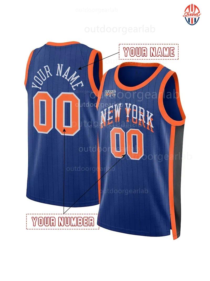 11 Brunson 2025 Basketball Jersey Bridges Anunoby Achiuwa EWING Dadiet Hart Custom Jerseys Sweatshirt - Embroidered