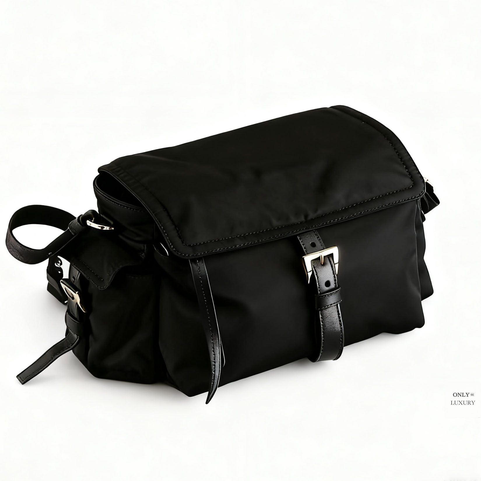 Luxury designer nylon shoulder bag multiple pockets padded large compartment soft messenger flap crossbody bags fashion women men small handbag 7A quality