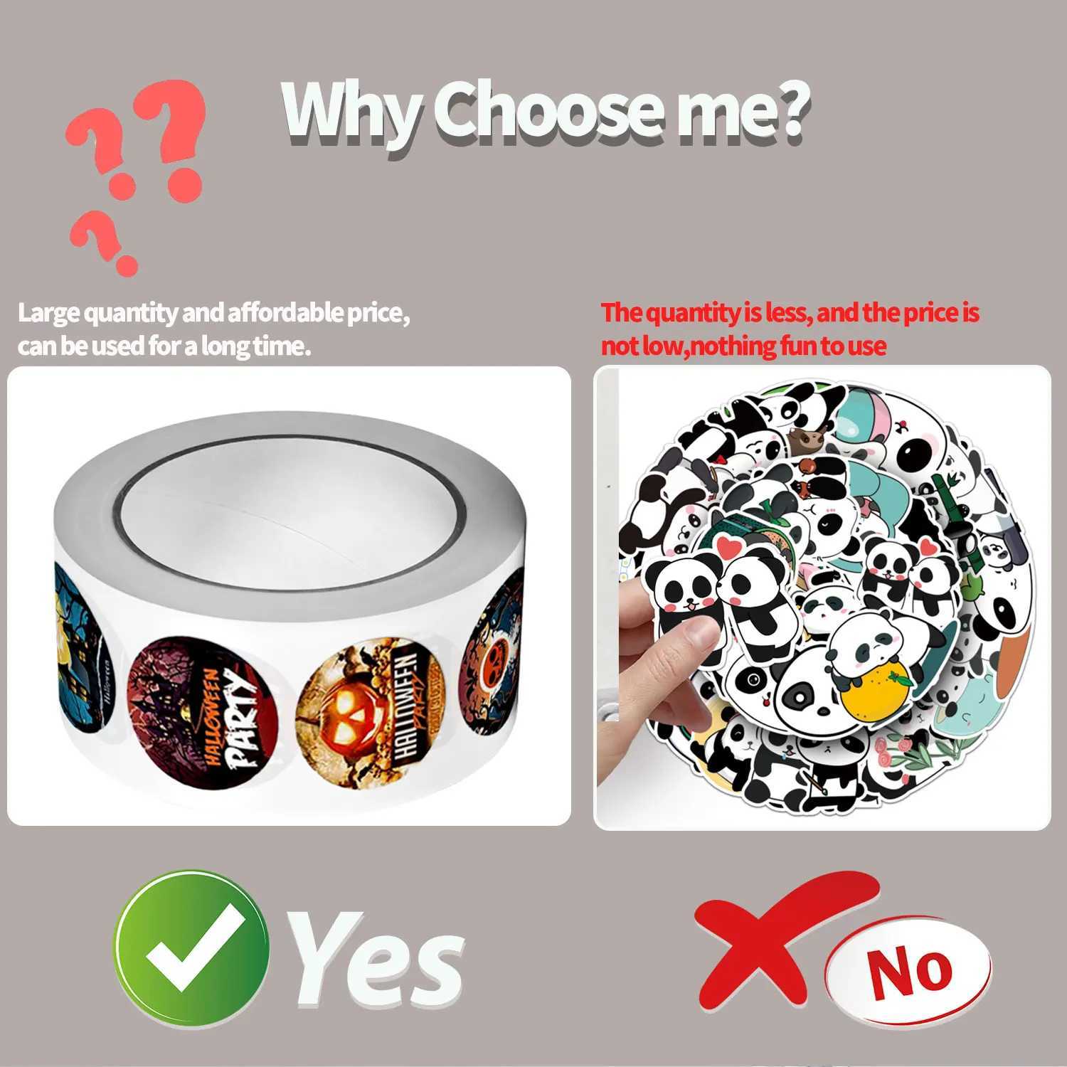 500Pcs Round Cartoon Halloween DayAll SaintsDay Stickers 25cm1 Roll DlY Craft Decoration Scrapbook Label Gift Sealing C250918