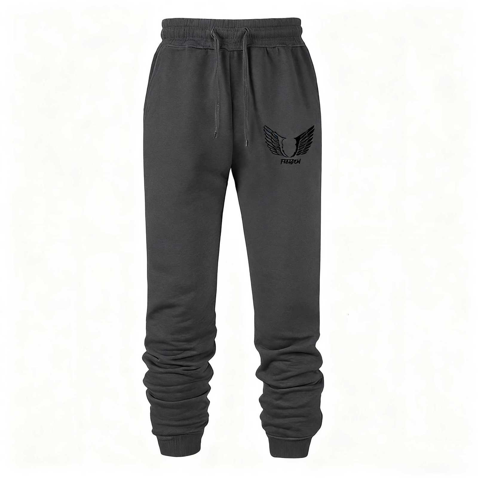Autumn Wing Print Sweatpants for Men Christian Athletic Workout Running Joggers Trackpants Casual Comfy Pants Cotton Trousers X2509181