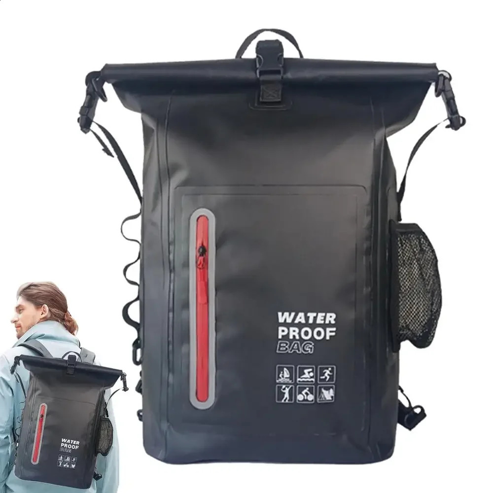 Outdoor Waterproof Backpack 25L Highcapacity Drybag Hiking Bags Back Pack Large Capacity Camping Bag Edc Travel Bag for Men 250918
