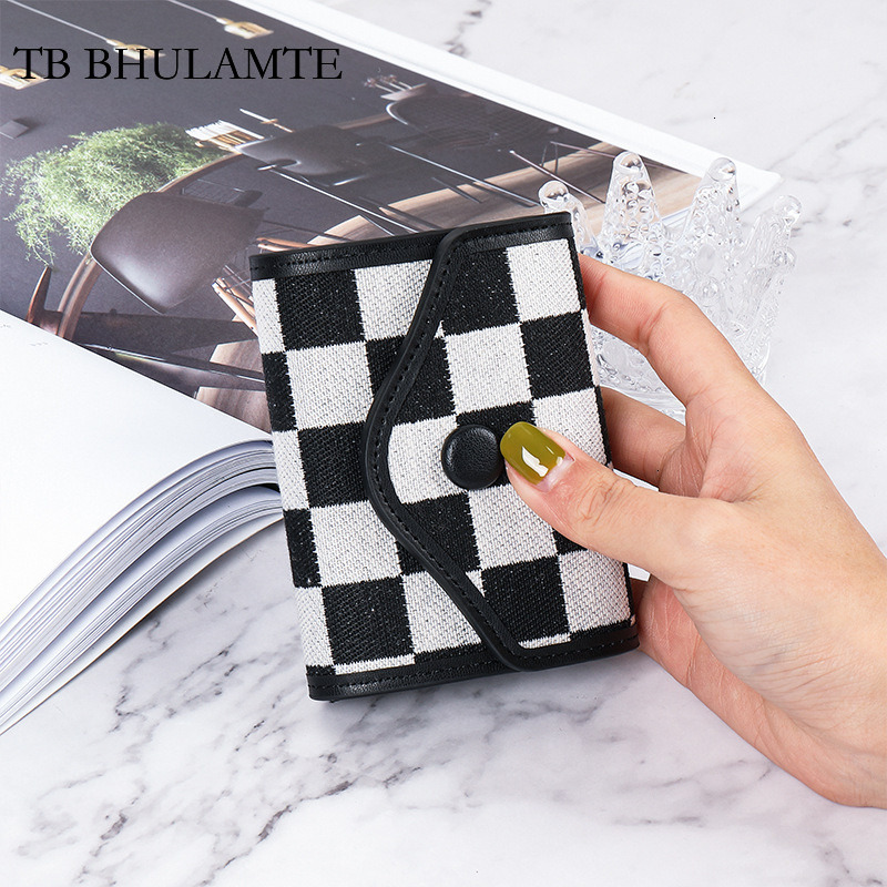 TB BHULAMTE European And American Retro Designer New Wallet For Women's Luxury Multi Slot Large Capacity Anti Demagnetization Credit Card Cover S