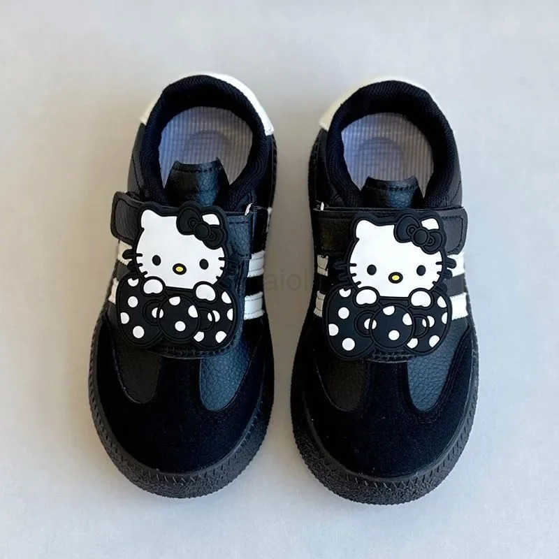 Sanrio New Spring Autumn Kawaii Anime Board Shoes 2025 Cute Hello Kitty Cartoon Children Casual Sports Sneakers Gifts for Kids L250910