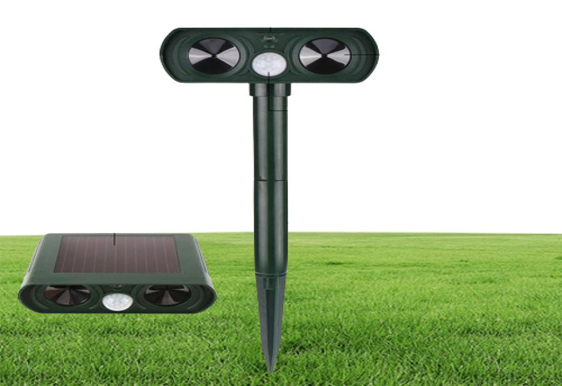 Household Pest Lemon Outdoor Solar Ultrasonic Animal Repeller Garden Cat Dog Fox Deer Mice Repellent Garden Pest Control Ro8821511