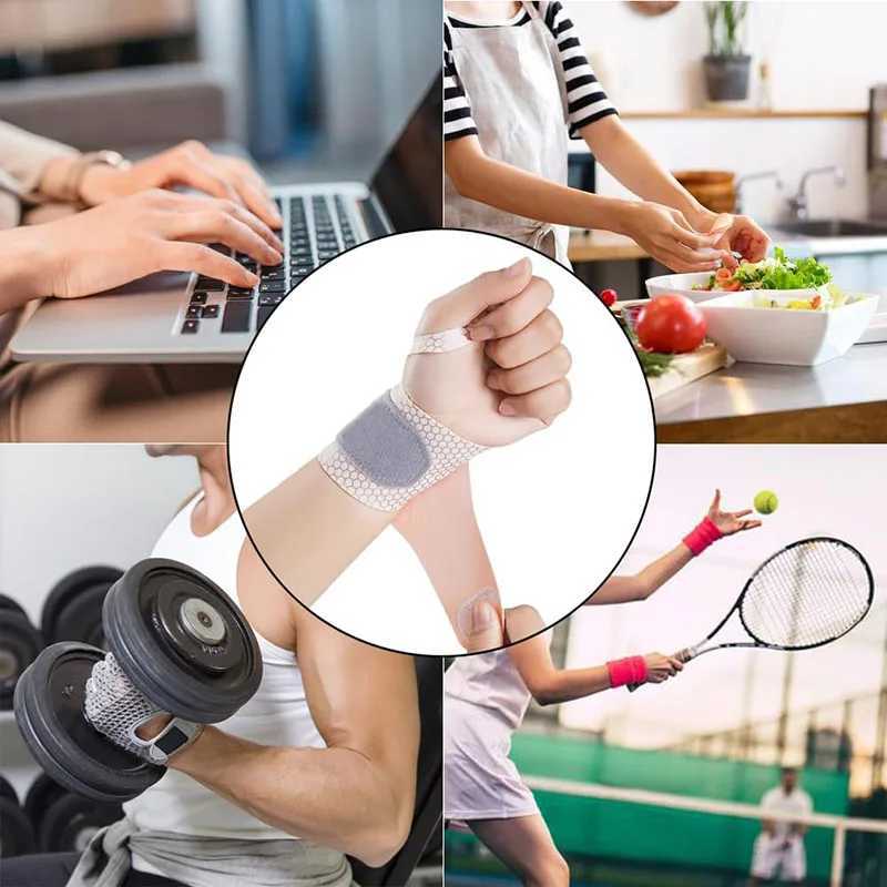 Fixed Spandex Sport Wrist Guard Wrist Sprain Tendonitis With Fastener Tape Wristband Ultra Thin Joint Brace Badminton Basketball J251211