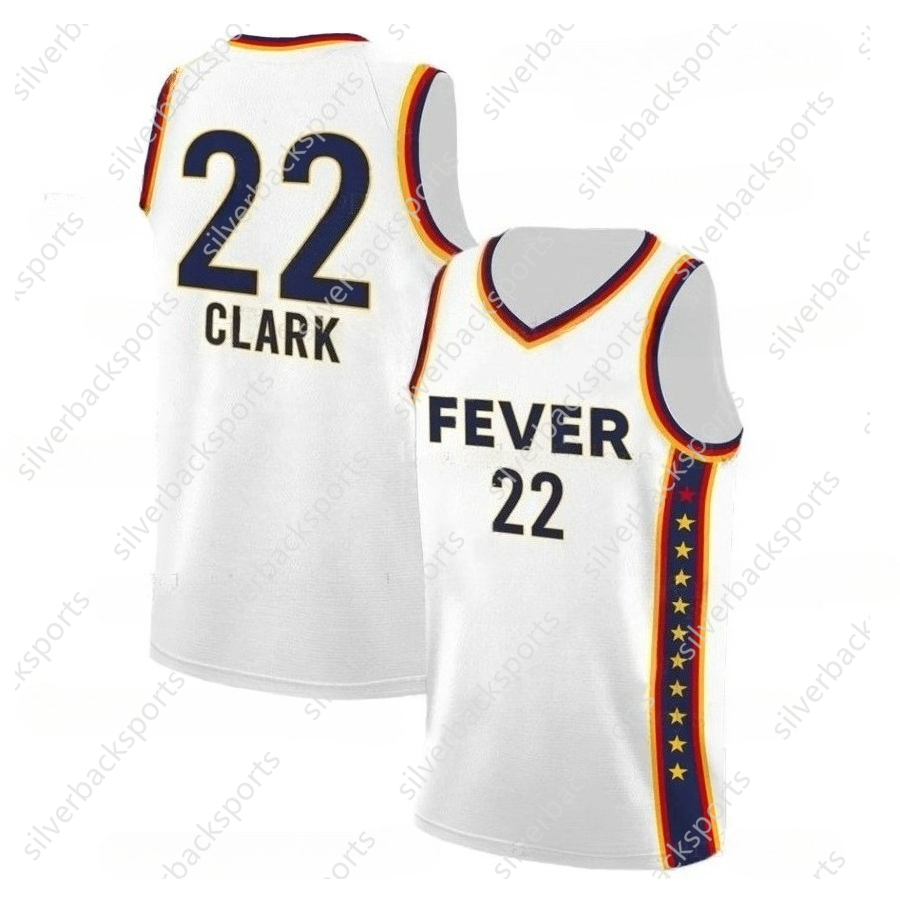Indiana Fever 22 Clark Basketball Jersey Bonner Colson Cunningham Dantas Howard Mitchell Hull Timpson Turner Embroidery Custom