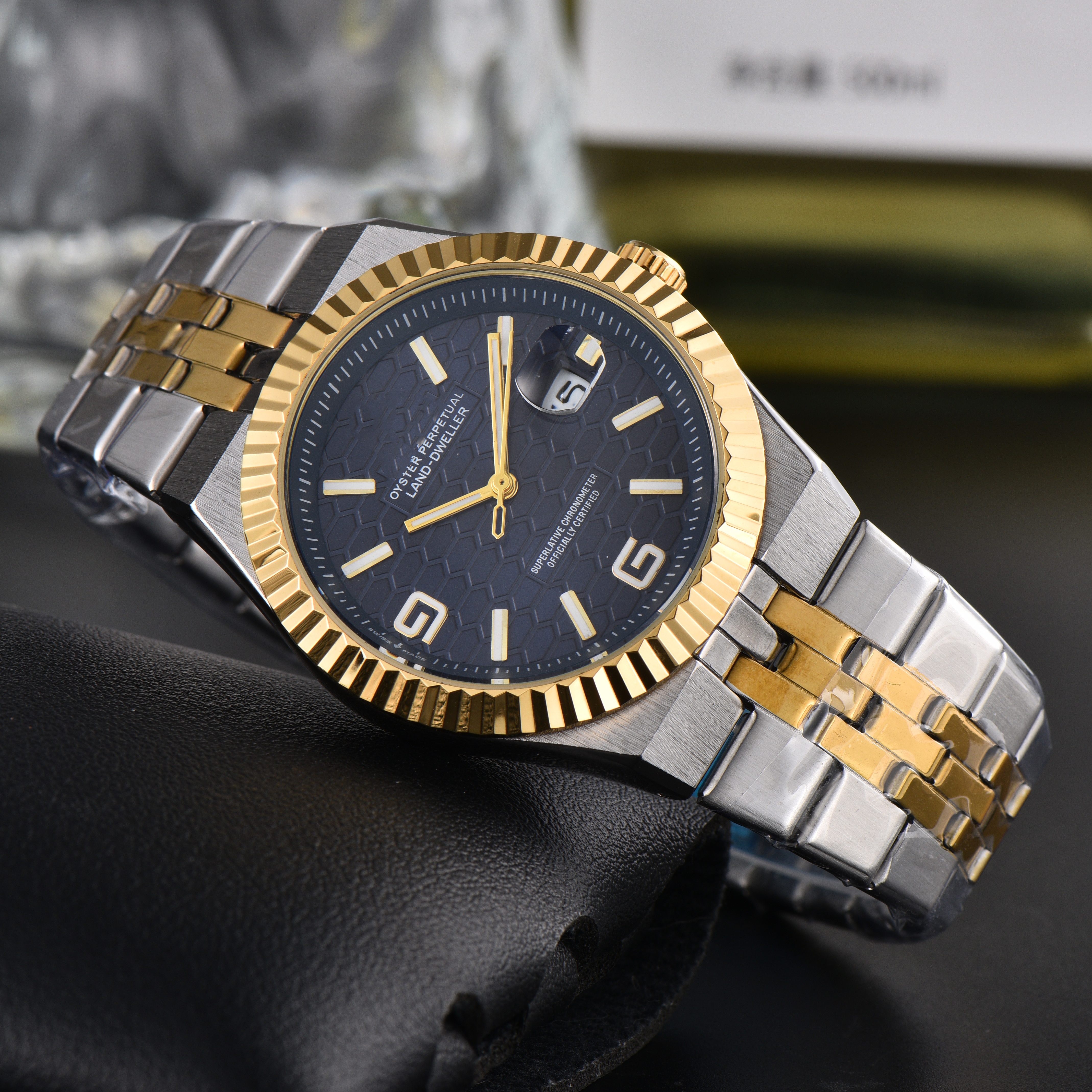 HOT Mens DAY TONA Automatic quartz Movement watch multifunction Wristwatch Designers Watches Stainless Steel Strap Gold Wristwatches Montre de luxe #882