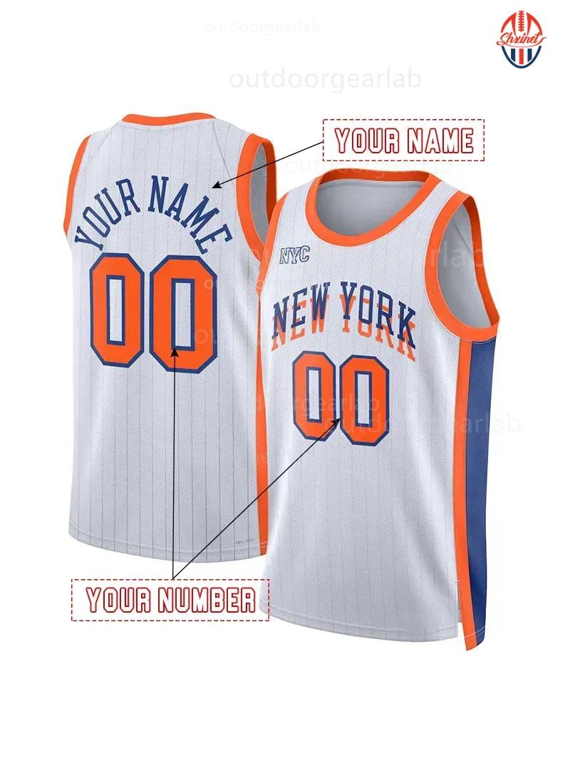 11 Brunson 2025 Basketball Jersey Bridges Anunoby Achiuwa EWING Dadiet Hart Custom Jerseys Sweatshirt - Embroidered