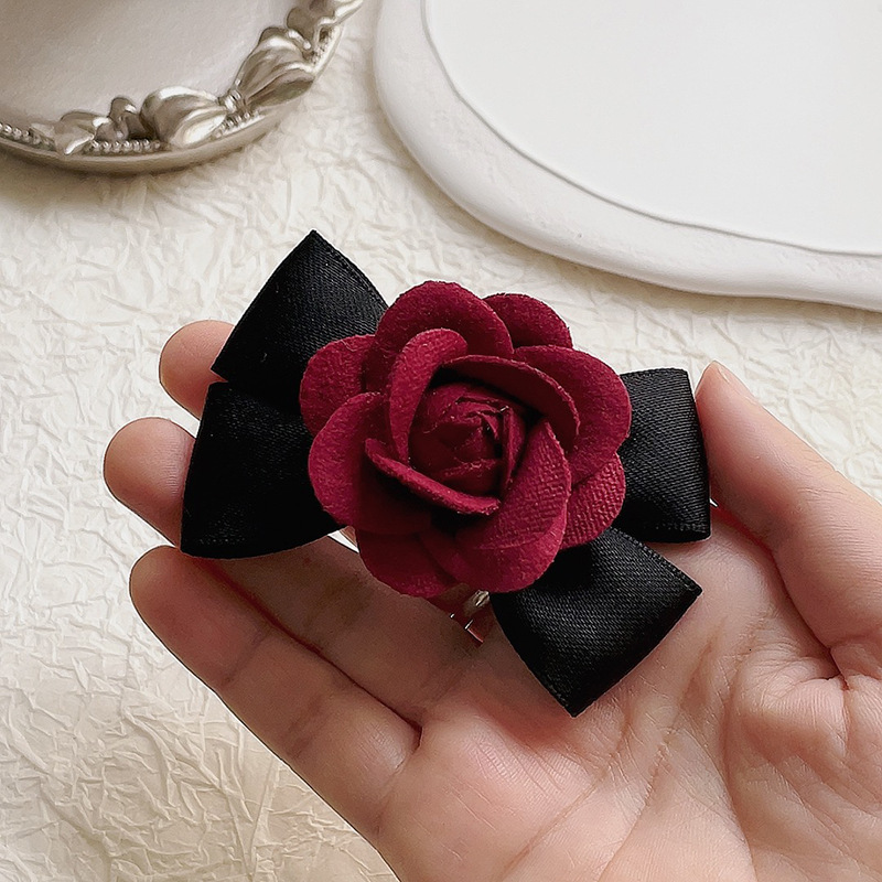 designer brooch new style style camellia brooch bowknot highend feel corsage pin versatile bow tie flower pearl veet for women brooches designer brooc