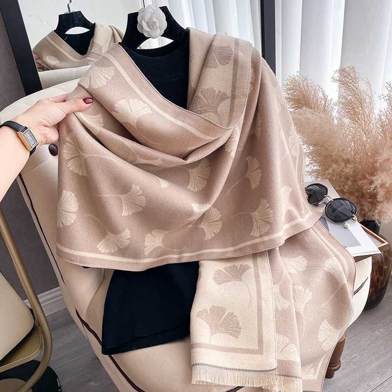 Luxury Winter Cashmere Scarf Wen age Print Warm Blanket Poncho Scarves Fem Shl Wrs Thick Foard Bufanda Y250918