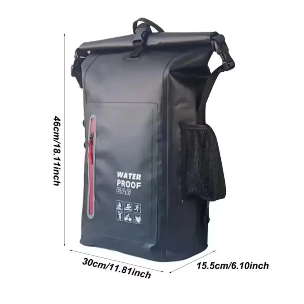 Outdoor Waterproof Backpack 25L Highcapacity Drybag Hiking Bags Back Pack Large Capacity Camping Bag Edc Travel Bag for Men 250918