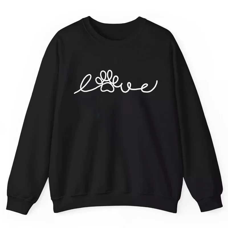 2025 Womens Sweatshirts Print O Neck Tops Casual Daily Outdoors Sports Jogging Pullover Korea Style Long Sleeves Woman ClothingZ250918