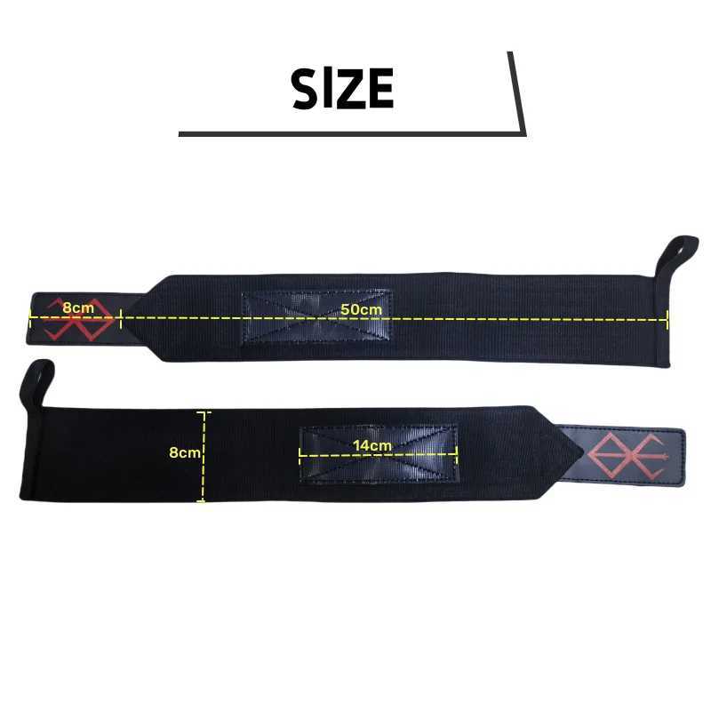 Weightlifting Wrist Straps Professional Grade Gym Elastic Wrist Straps Thicken Harden Strength Training Wrist Support Brace J251211