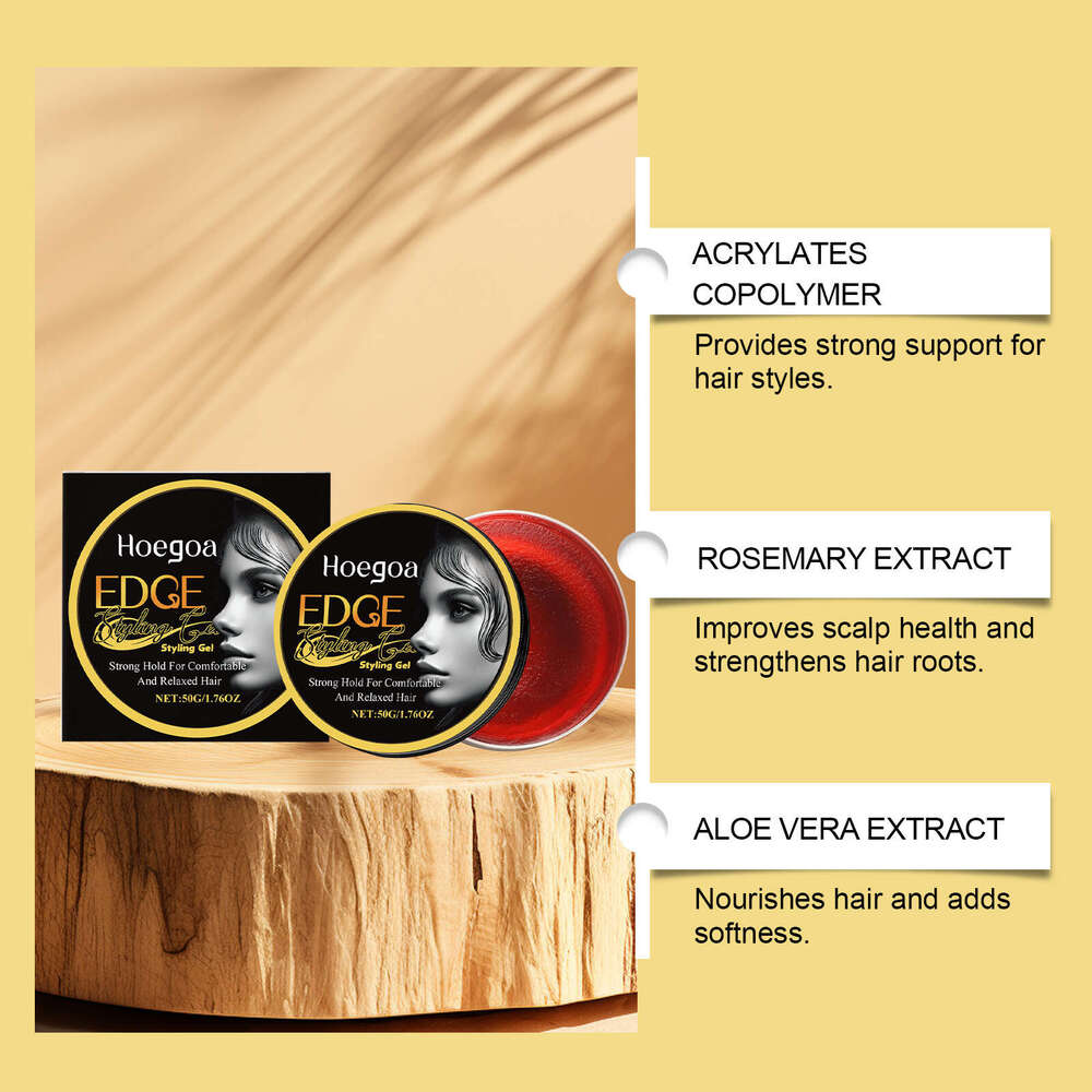 Hoegoa Broken Baby Bangs Styling Hair Finishing Natural Gloss Care Wax