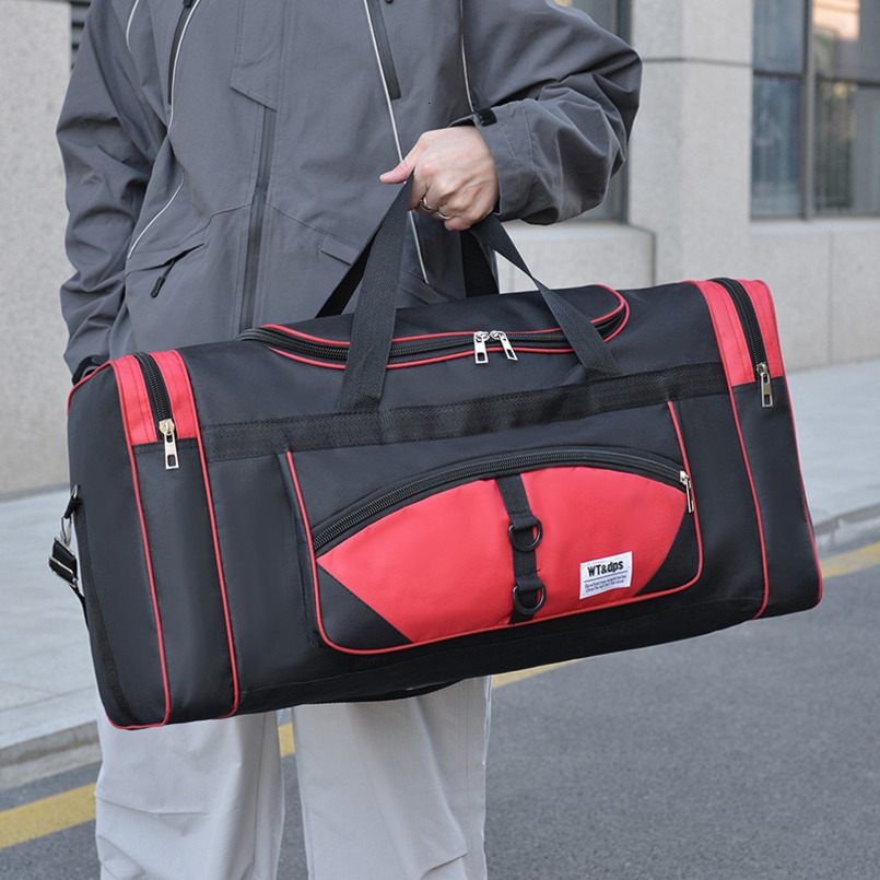 Large Capacity Carry-on Luggage for College Students, Accommodation Storage Bag, Long and Short Business Trip Handheld Fitness Travel Bag Sampling lin