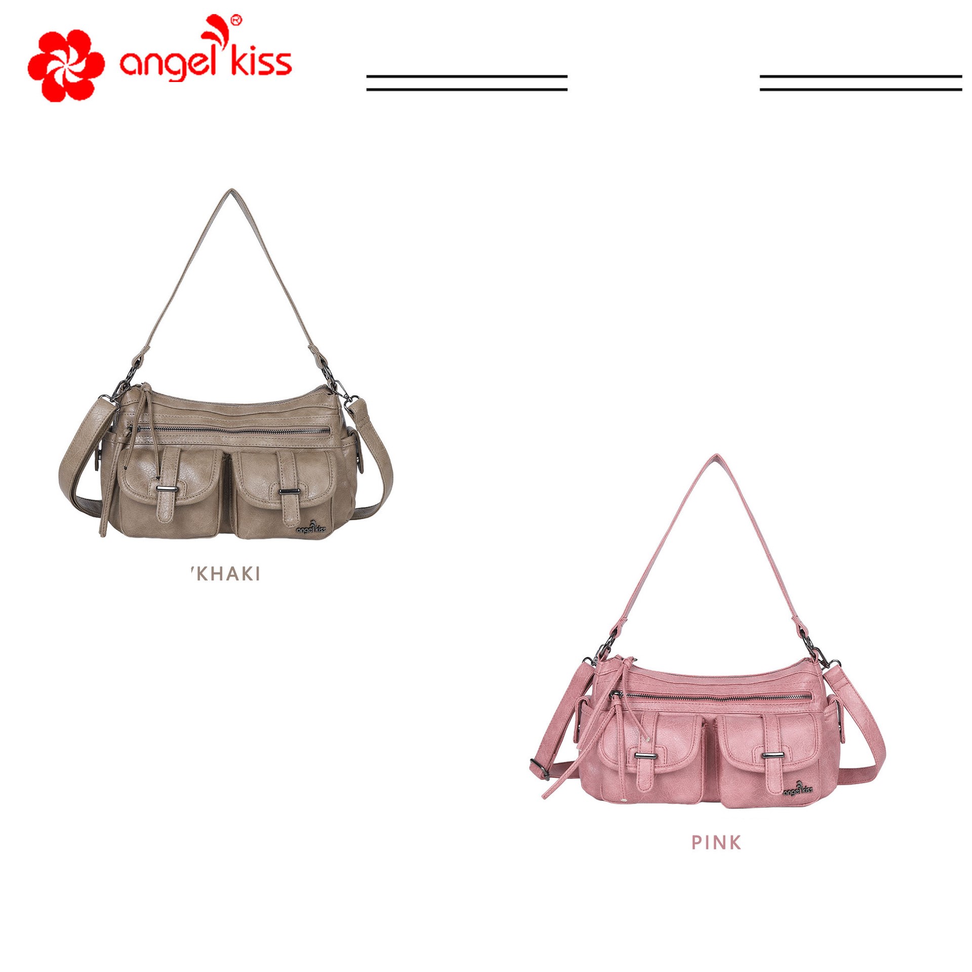 Anglekiss free shipping trendy handbag large capacity single shoulder crossbody soft leather women's bag new