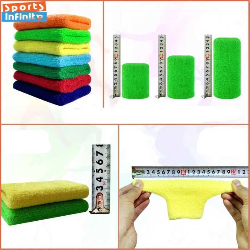 L XL Wristband Sport Sweatband Hand Band Sweat Wrist Support Brace Wrap Guards for Gym Volleyball Basketball Tennis Wrist Band J251211