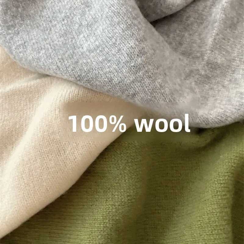 British Korean Triangle Scarf Niche Wool Triangar Wen Scarf Warm Frenchgirl Fashion Mtifunctional Knitted Scarf Y250918