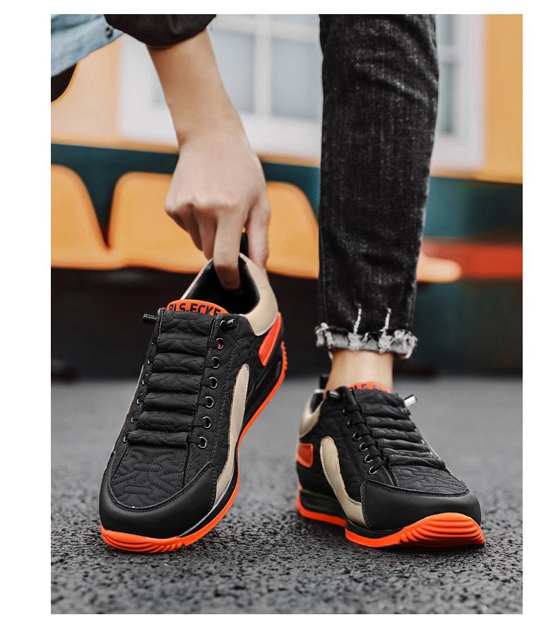 2025 spring new mens breathable casual sports shoes trendy allmatch nonslip running shoes with thick sole
