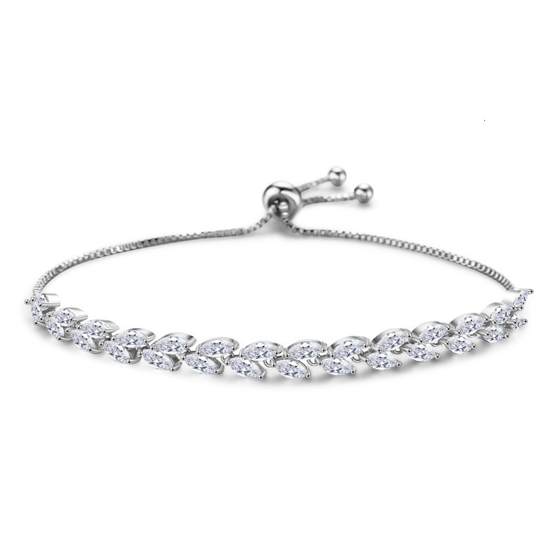 Uilz Exquisite Shiny Pink Black Zircon Decor Bracelets For Women Men Hip Hop Tennis Chain Fashion Party Jewelry Wholesale 250610