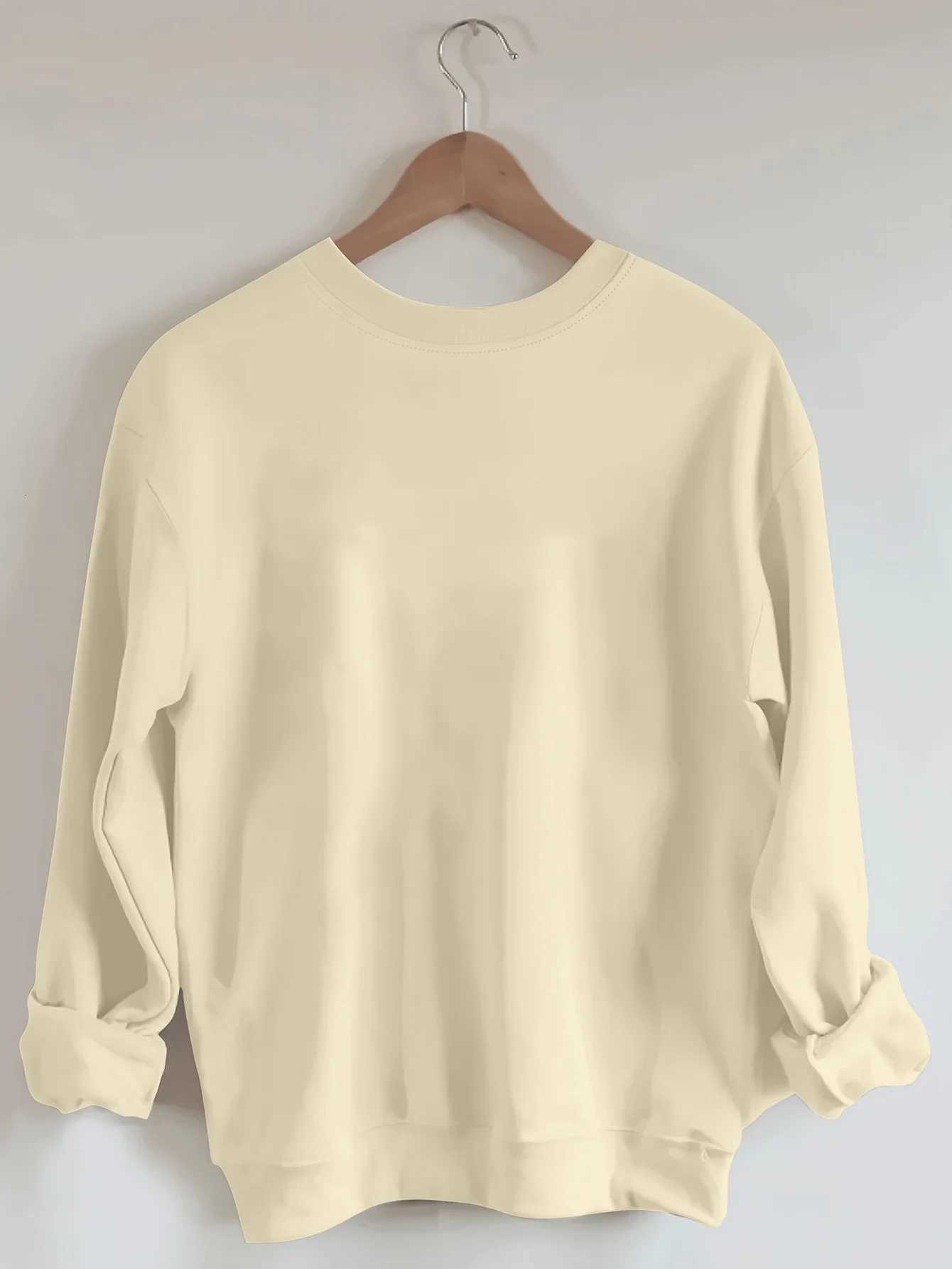 Womens Casual Pullover Sweatshirt Geometric Design Long SLeeve Round Neck Machine Washable Regular Fit for AutumZ250918