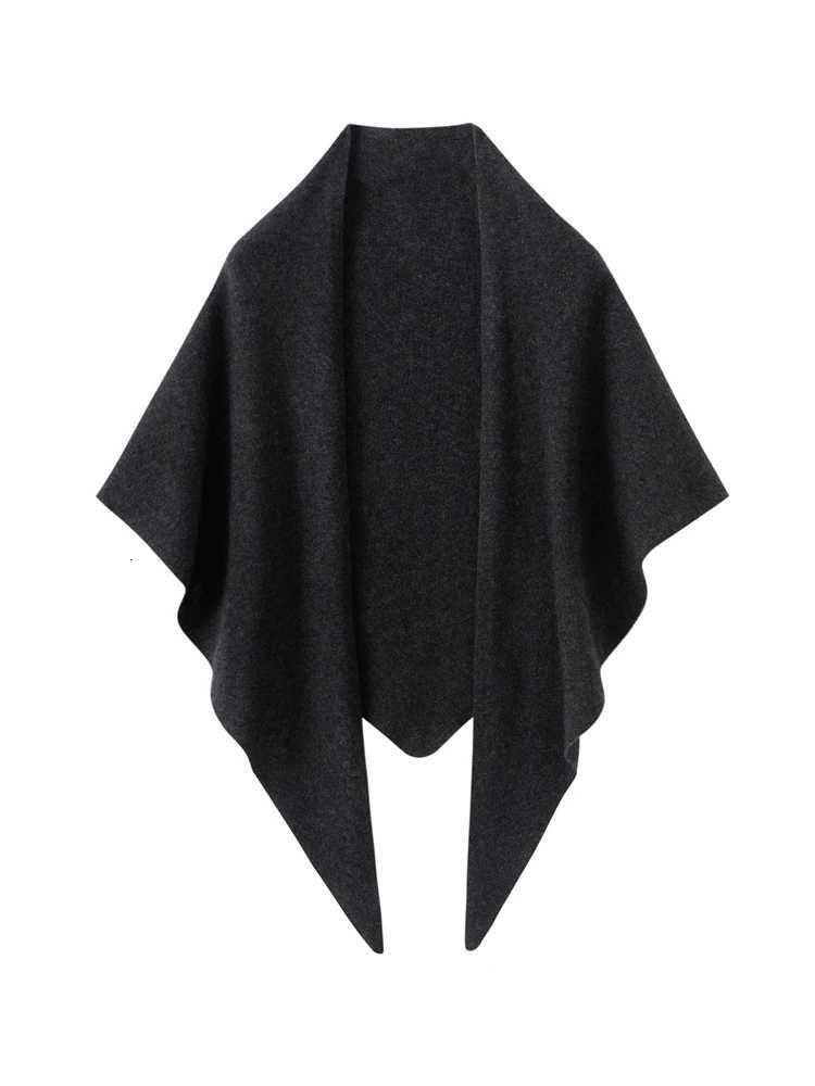 2025 New Wens Triangar Shl 100 Cashmere Autumn Winter Warm Soft Simple Elegant Casual Style Y250918