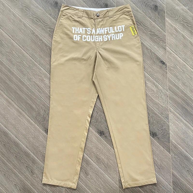 Men's Pants Loose Straight Casual Men Women Black Navy Blue Khaki Office Commuter Cargo Trousers