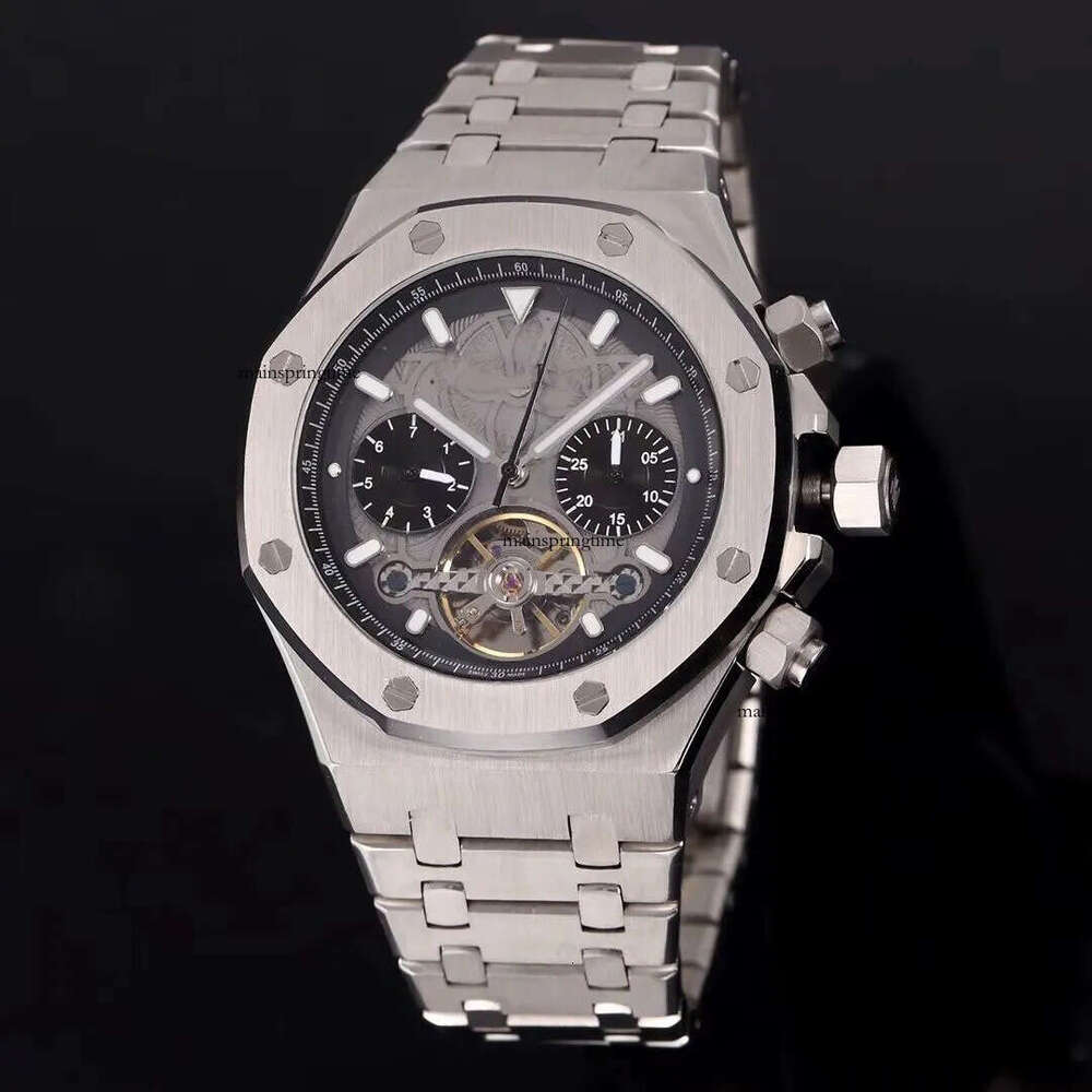 Designer Watches for Men Holt Tourbillon Luxury Mens Watch 42mm Automatic Movement Wristwatch 904L Stainless Steel Waterproof montre