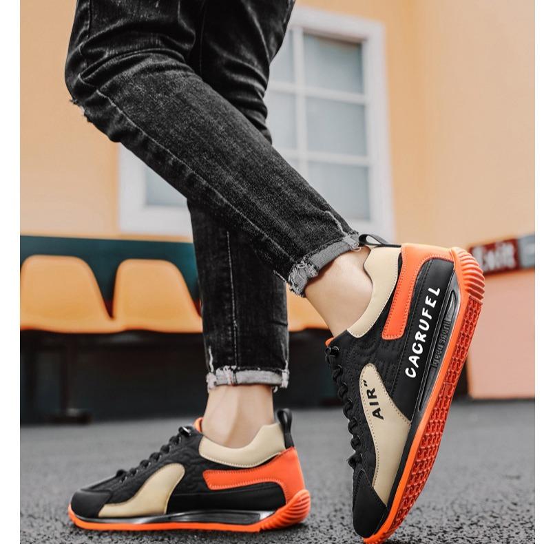 2025 spring new mens breathable casual sports shoes trendy allmatch nonslip running shoes with thick sole