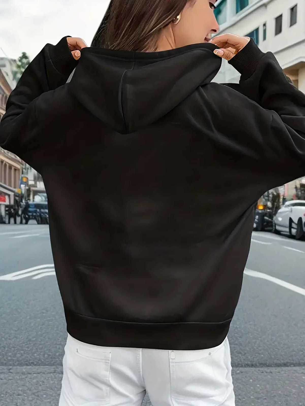 2025 WomenS Cute Tooth Graphic Hoodie Casual Wear Hoodie Cute Graphic Hoodie Warm Pullovers Autumn Winter HoodieZ250918