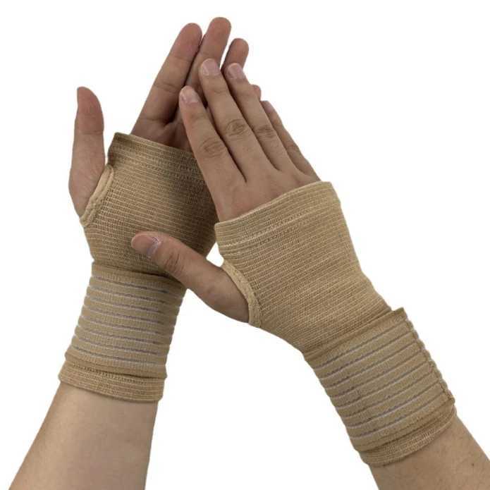 1 Pair Adjustable Soft Wristbands Bracers For Gym Sports Wristband Carpal Protector Breathable Wrap Band Strap Wrist Support J251211