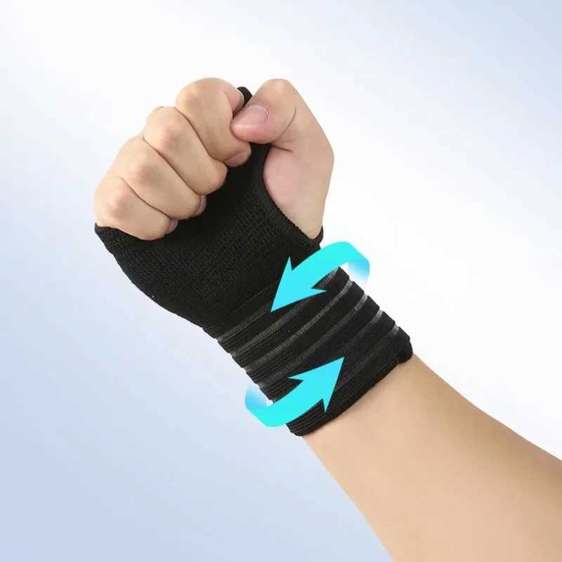 1PCS Sports Safety Wristband Elastic Bandage Wrist Guard Support Arthritis Sprain Band Carpal Protector Hand Shaping Sweatband J251211