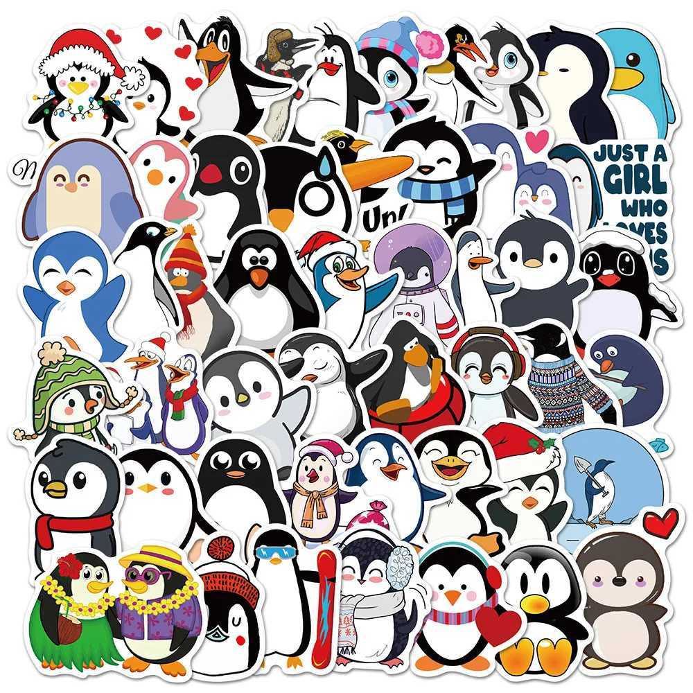 102550pcs Waterproof Cute Penguin Stickers cartoon for DIY Stationery Phone Laptop Suitcase Water Bottle Kids Toy C250918