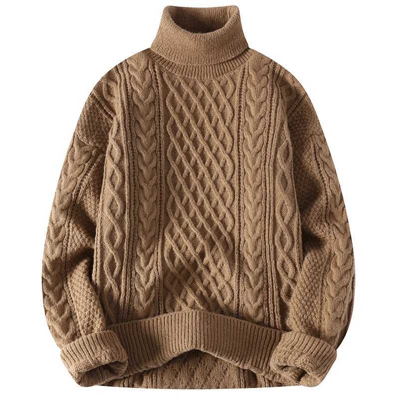 Mens Sweater Flip Collar Velvet Sweater Mens Versatile Basic Multi Color Mens Knitted SweaterZ250918