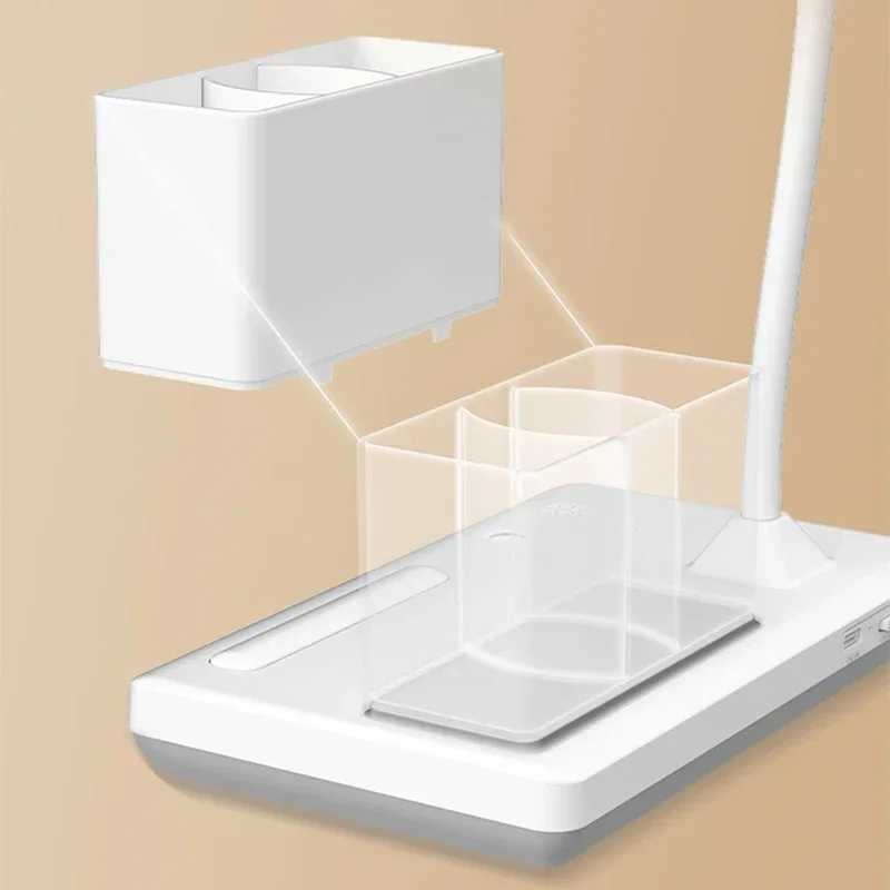 USB LED Table Lamp 3 Colors Eye Protection College Student Book Reading Lamp Night Light For Bedroom Bedside Learning Dormitory C2509181