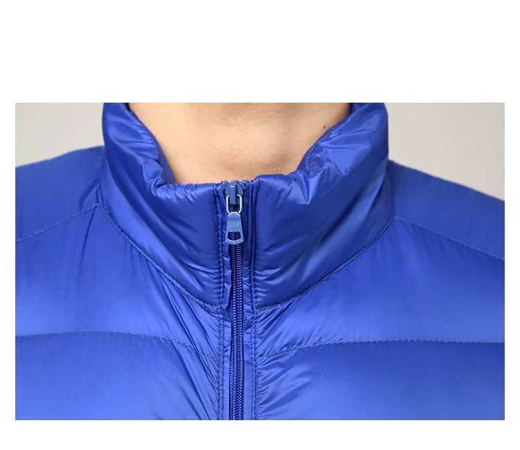 Mens AllSeason Ultra Lightweight Packable Down Jacket Water and WindResistant Breathable Coat Big Size Men Hoodies Jackets L2509181
