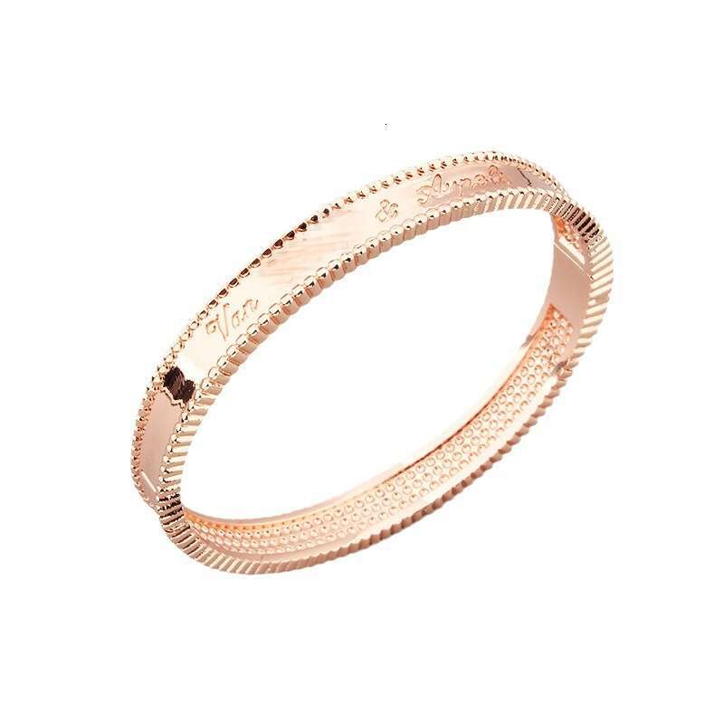 Same Style Fashion Round Bead Edge Smooth Surface Engraved English Letter Bracelet Clasp Bangle Ring Set ddmypluto