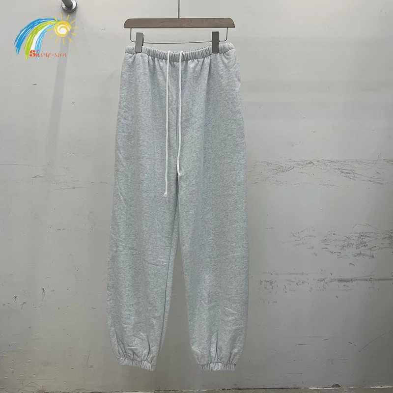 All Seasons Best Quality Cotton Men Women Jogger DrAWstring Gray Casual Pants Oversized Vultures YZY Sweatpants X250918