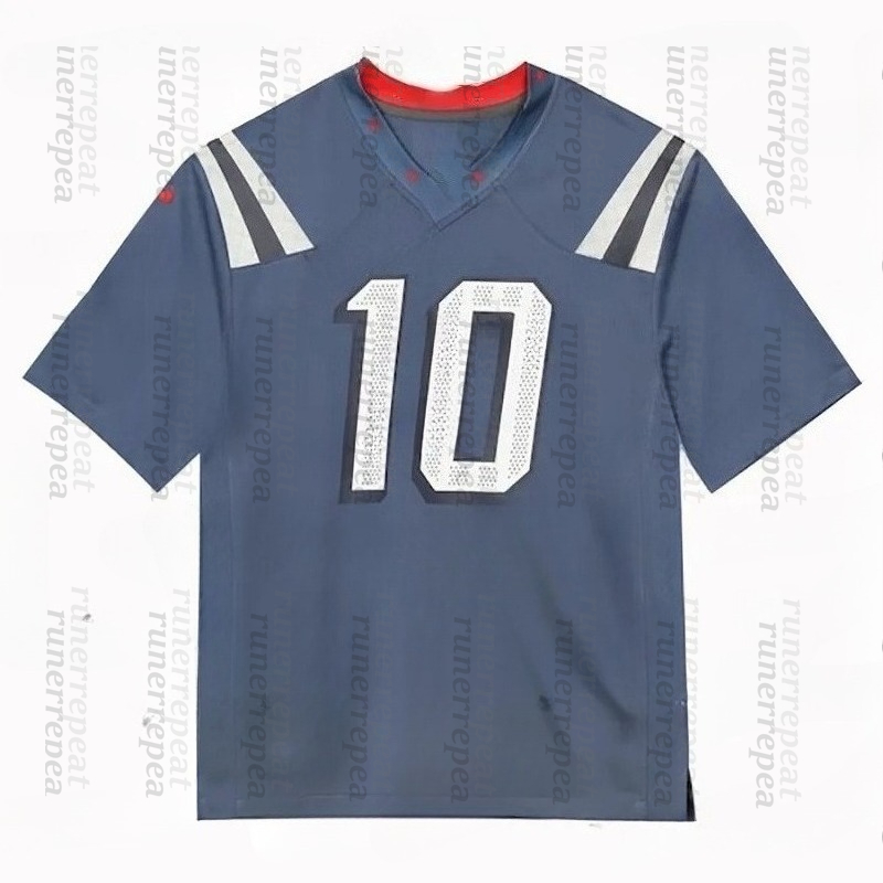Custom Football 2025 Rivalries Jersey Drake Maye Rhamondre Stevenson Hunter Henry Jahlani Tavai Stefon Diggs Christian Gonzalez 12 Brady Mike Vrabel 9