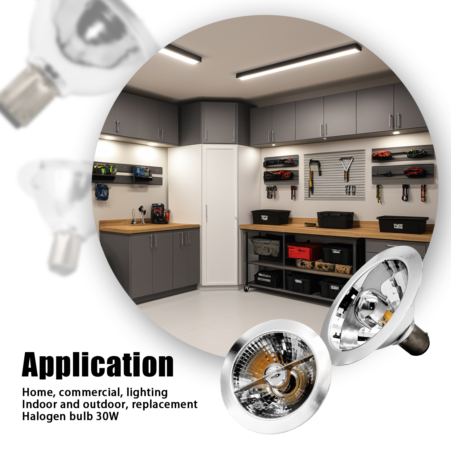 3w 12v Ba15d Double Contact Bayonet Base Reflector Led Bulb 4000k Neutral White Tracking Floodlight For Home Household Commercial Lighting Spotlight 2