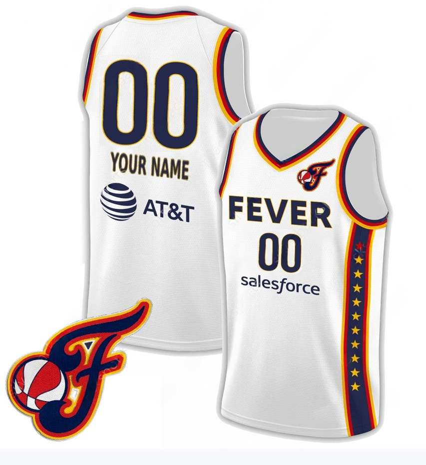 Indiana Fever 22 Clark Basketball Jersey Bonner Colson Cunningham Dantas Howard Mitchell Hull Timpson Turner Embroidery Custom