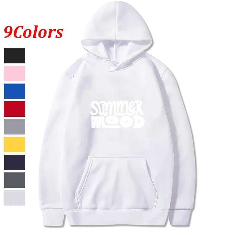 Autumn Fleece Korean Fashion Drawstring Pockets Finger Heart Solid Color Hooded Long Sleeve Loose Hoodie Sweatshirts TopZ250918
