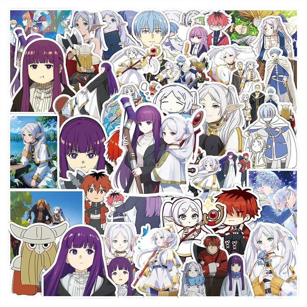 103050pcs Frieren Beyond Journeys End Anime Stickers Himmel Frieren Cartoon Decals Fern Stark Eisen Heiter Sticker Toys Gifts C250918