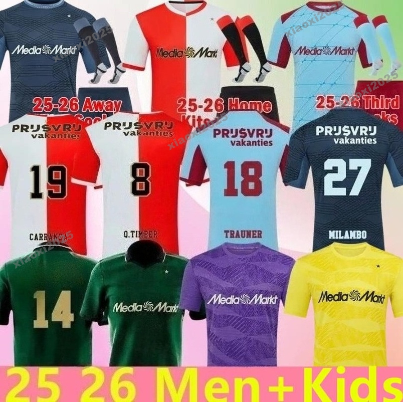 2025 2026 FeyeNooRds PAIXAO Soccer Jerseys HADJ MOUSSA 25 26 AYASE MILAMBO Q.TIMBER CARRANZA OSMAN MODER Goalkeeper Football Shirts Men Uniforms Kids Kits