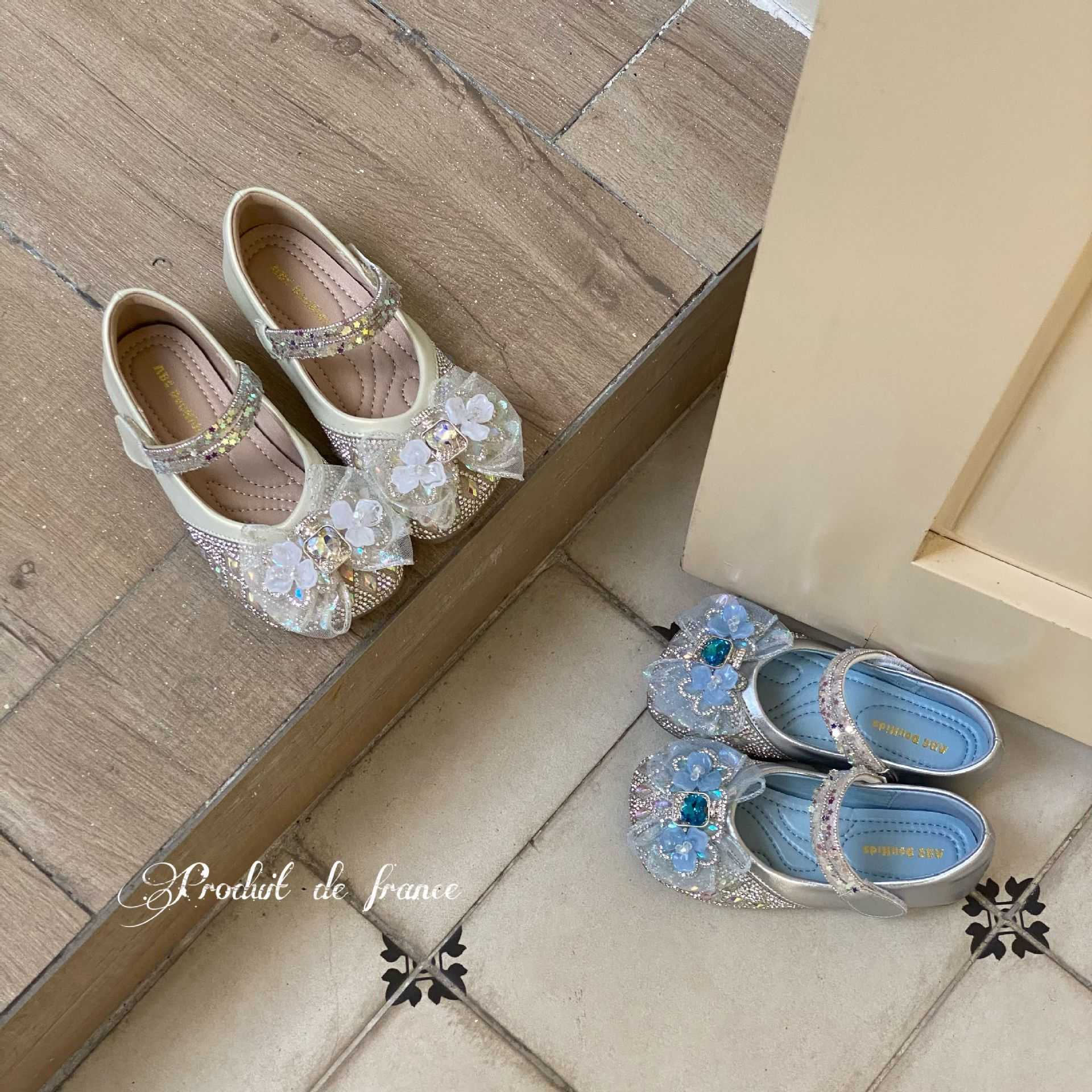 Sandals Rhinestone Butterfly Shoes for Kids Girls Flip Jelly Sandals Shoes Child Slip on Flat Sandals Little Girl Footwear